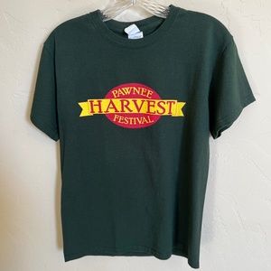 Pawnee Harvest Festival Green T-Shirt